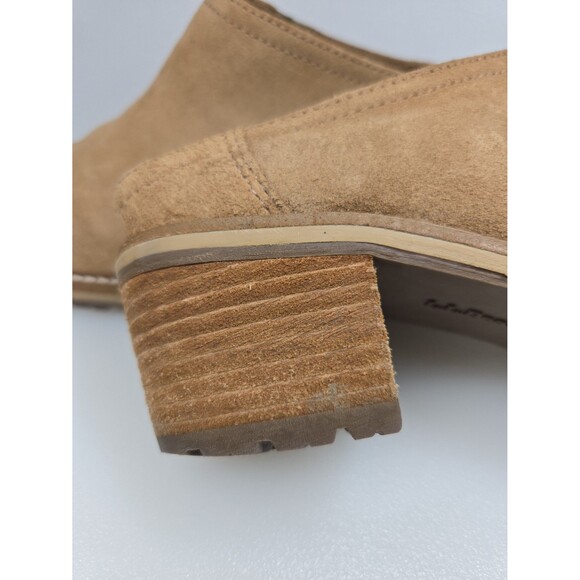 L.L. Bean Deerfield Tan Suede Mule Slip-On Shoes Women's Size 7.5 - Picture 12 of 12